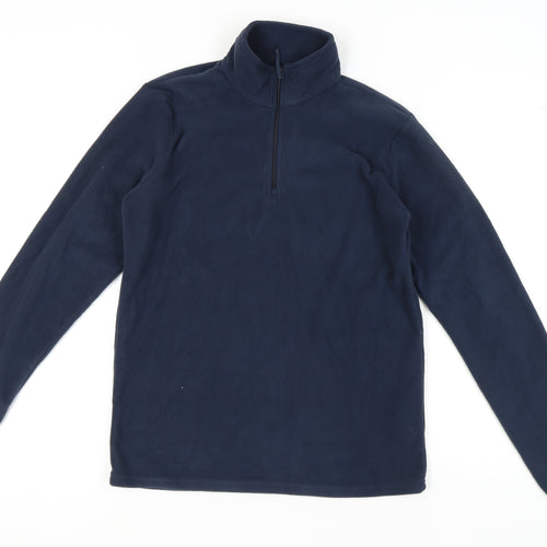 Mountain Warehouse Men's Blue XS 1/2 Zip Sweatshirt