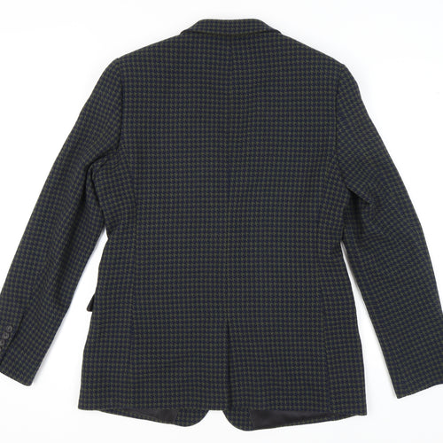 ASOS Men's Blue Green Check Blazer 42 Long