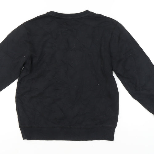 Champion Black Pullover Sweatshirt, Unisex, Lightweight, L