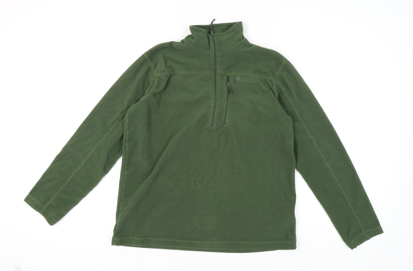 Mountain Warehouse Mens Green Pullover Fleece Sweatshirt M