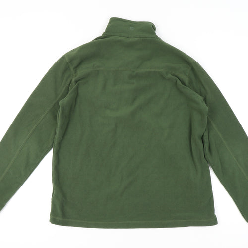 Mountain Warehouse Mens Green Pullover Fleece Sweatshirt M