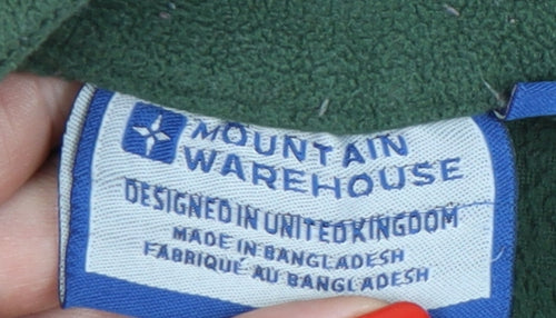 Mountain Warehouse Mens Green Pullover Fleece Sweatshirt M