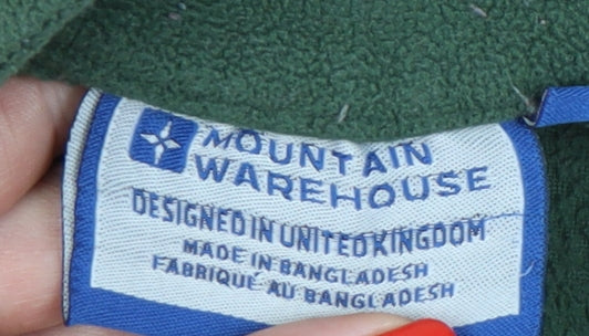 Mountain Warehouse Mens Green Pullover Fleece Sweatshirt M