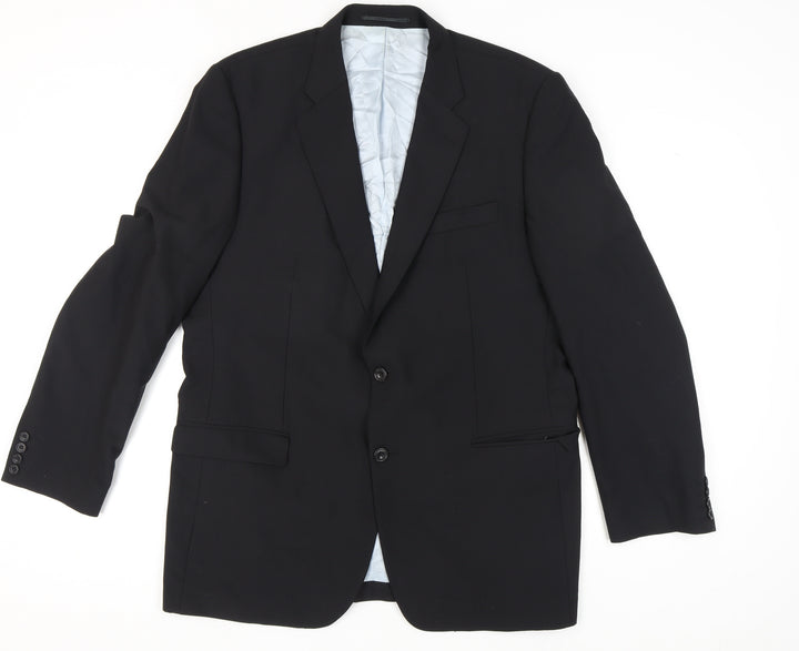 Magee Men's Black Blazer 44L Formal Jacket