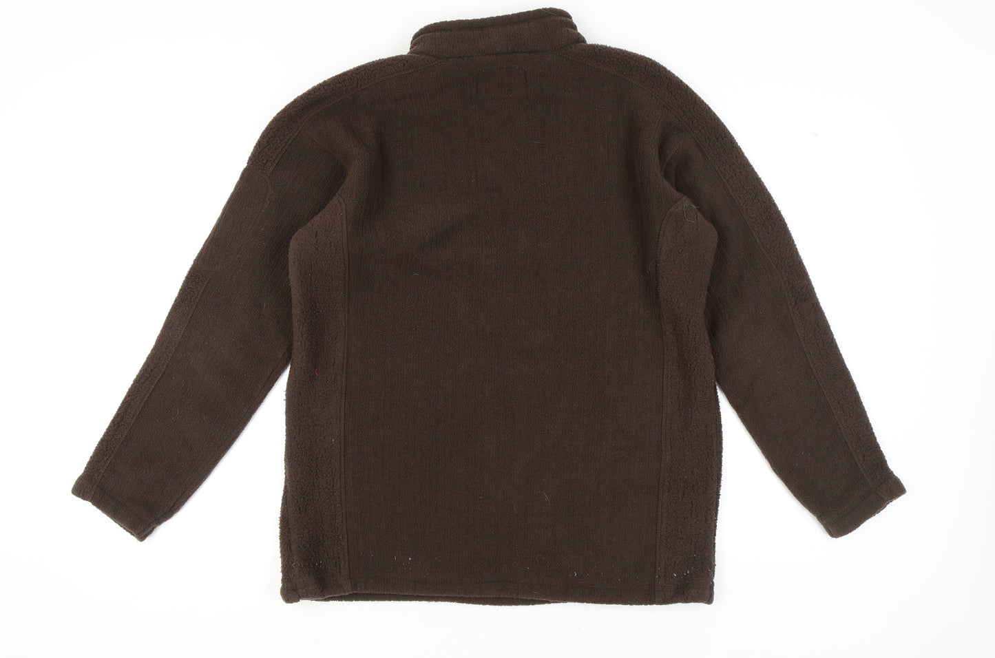 Regatta Men's Brown 1/4 Zip Fleece Sweatshirt - L
