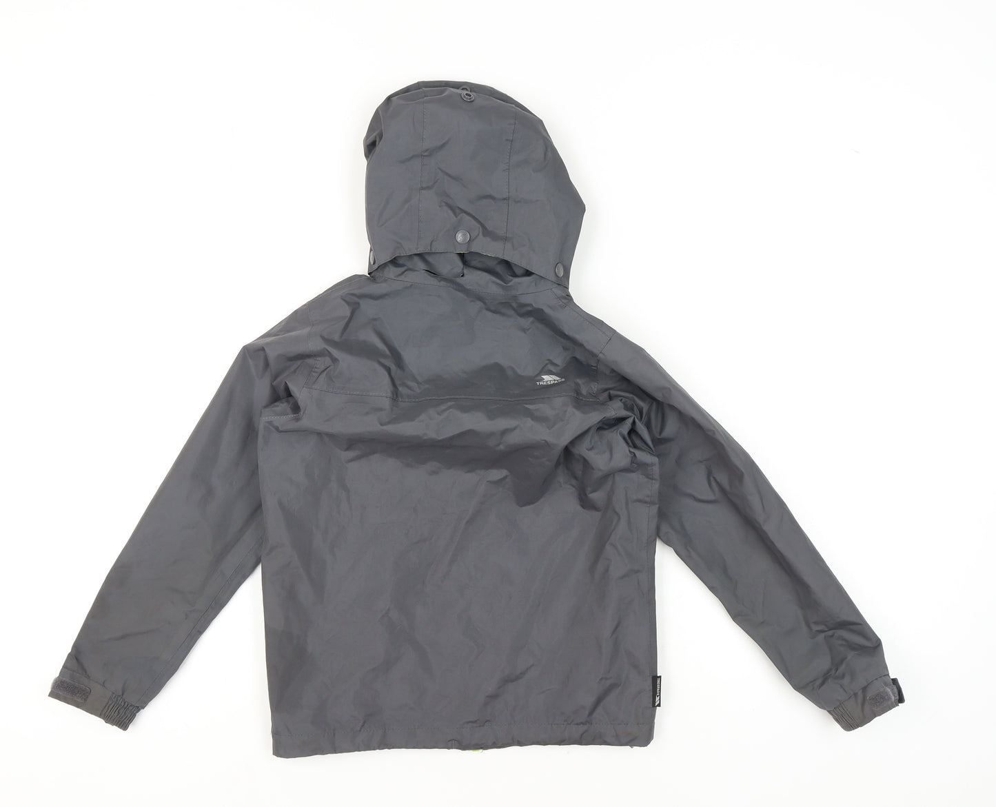 Trespass Boys Grey Waterproof Rain Coat 7-8 Years
