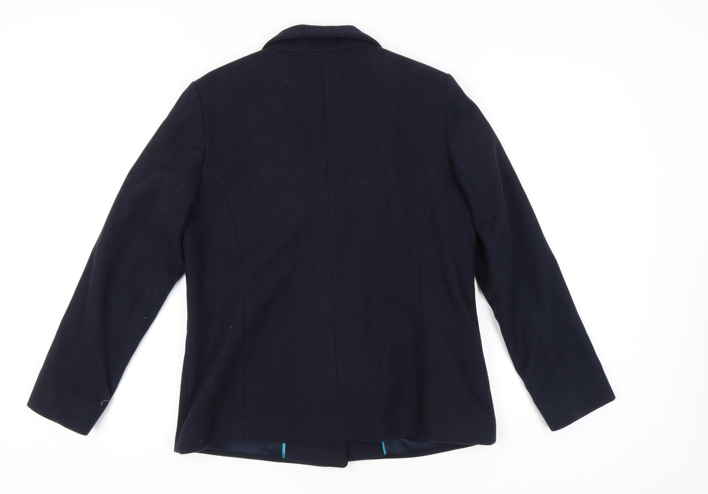 Eastex Women's Blue Wool Blend Blazer UK Size 12