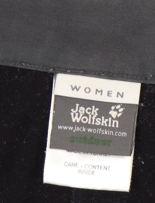 Jack Wolfskin Women's Black Cargo Trousers Size 10/12
