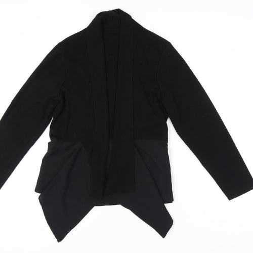 Marks and Spencer Women's Black Open Front Cardigan Size 16
