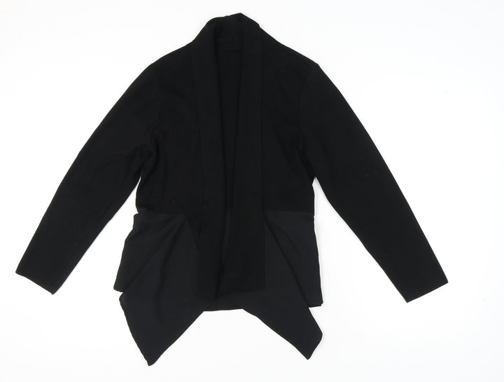 Marks and Spencer Women's Black Open Front Cardigan Size 16