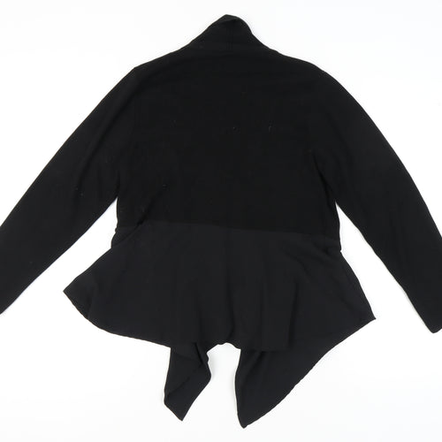 Marks and Spencer Women's Black Open Front Cardigan Size 16