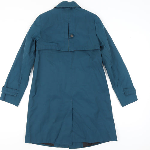 The Collection Debenhams Petite Blue Trench Coat Size 6
