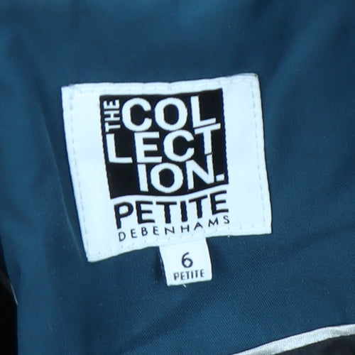 The Collection Debenhams Petite Blue Trench Coat Size 6