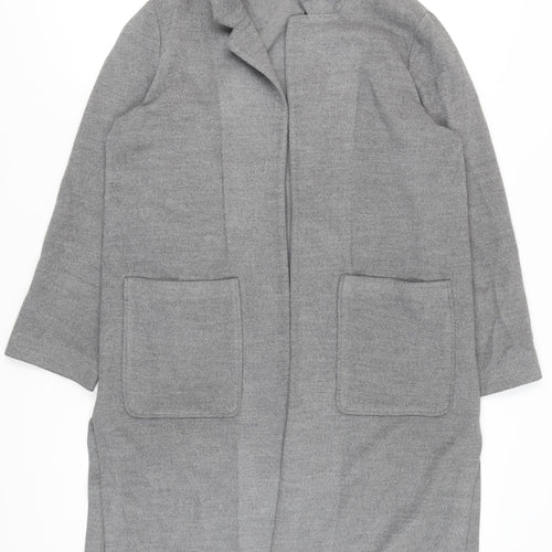 H&M Women's Grey Long Sleeve Jumper with Pockets
