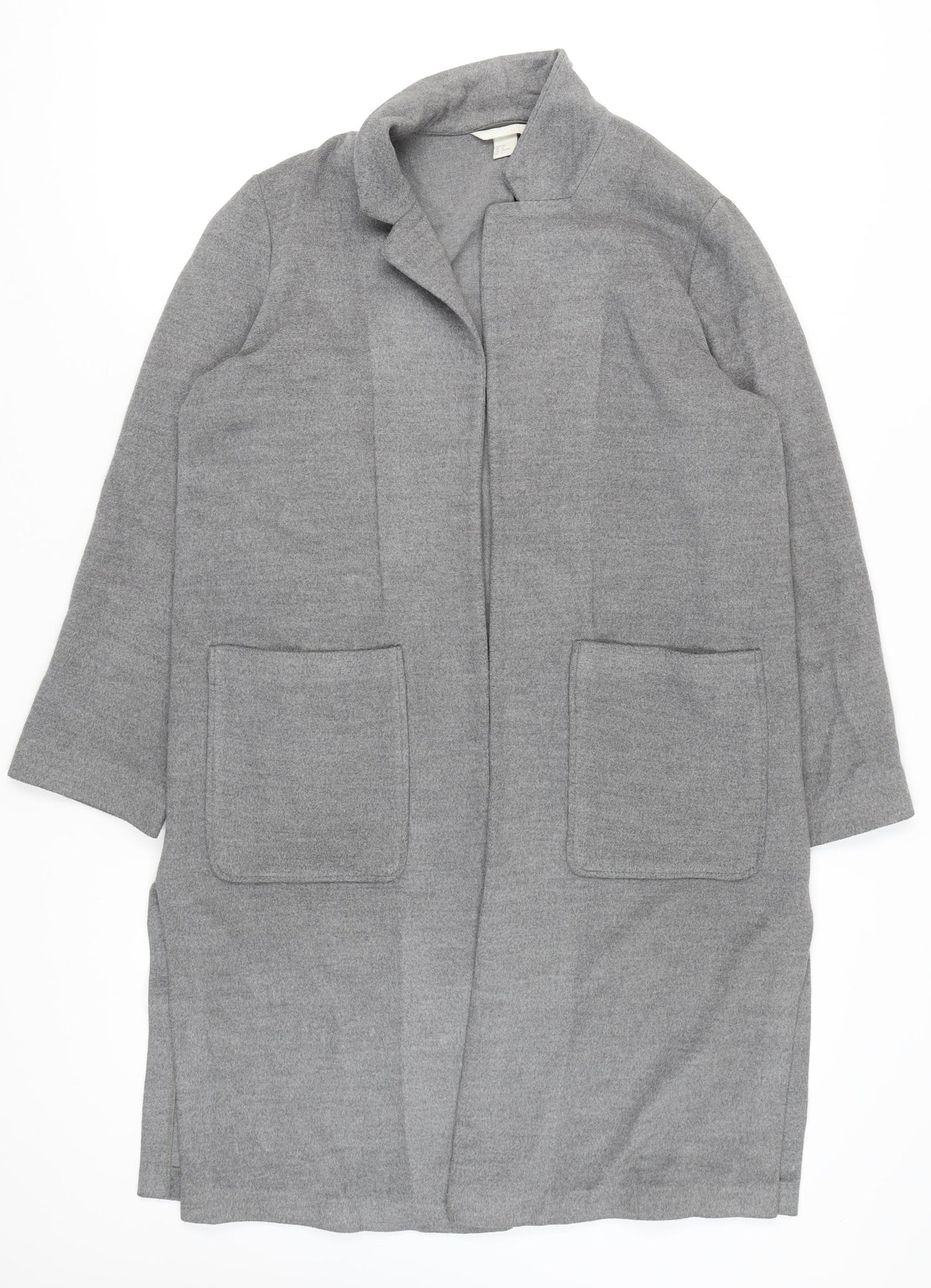 H&M Women's Grey Long Sleeve Jumper with Pockets