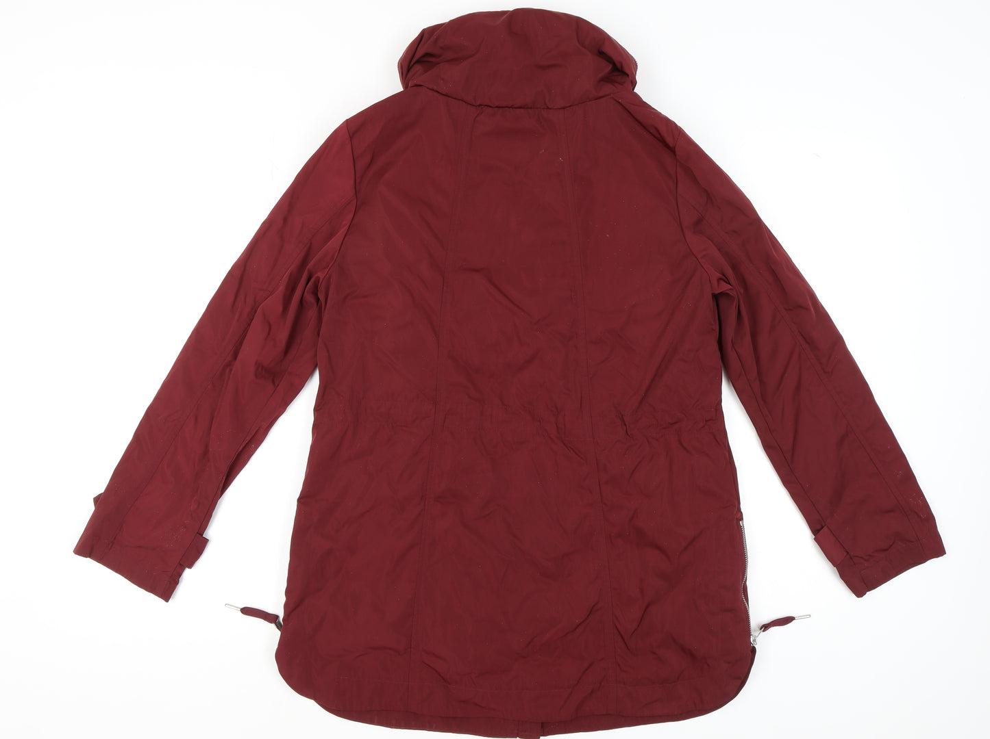 Next Women's Red Mid-Length Parka Jacket Size 12