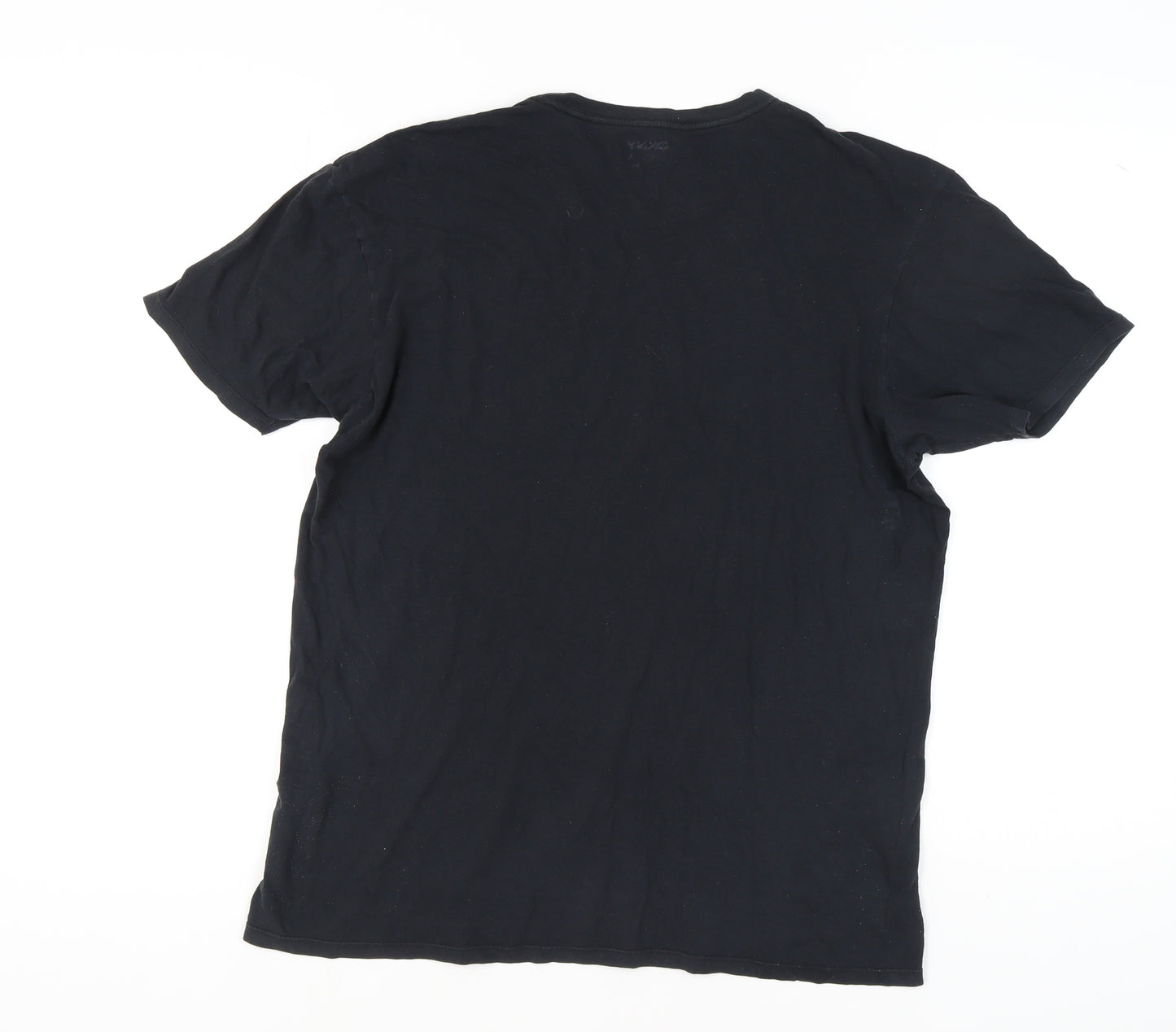 DKNY Women's Black L Basic T-Shirt