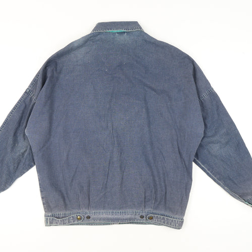 Marks and Spencer Women's Blue Denim Jacket, Size 10