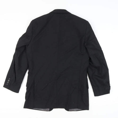 J. Philipp Men's Black Wool Blazer - Size UK 36