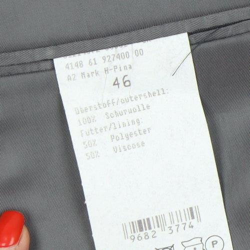 J. Philipp Men's Black Wool Blazer - Size UK 36