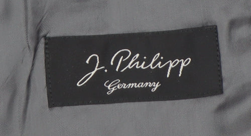 J. Philipp Men's Black Wool Blazer - Size UK 36