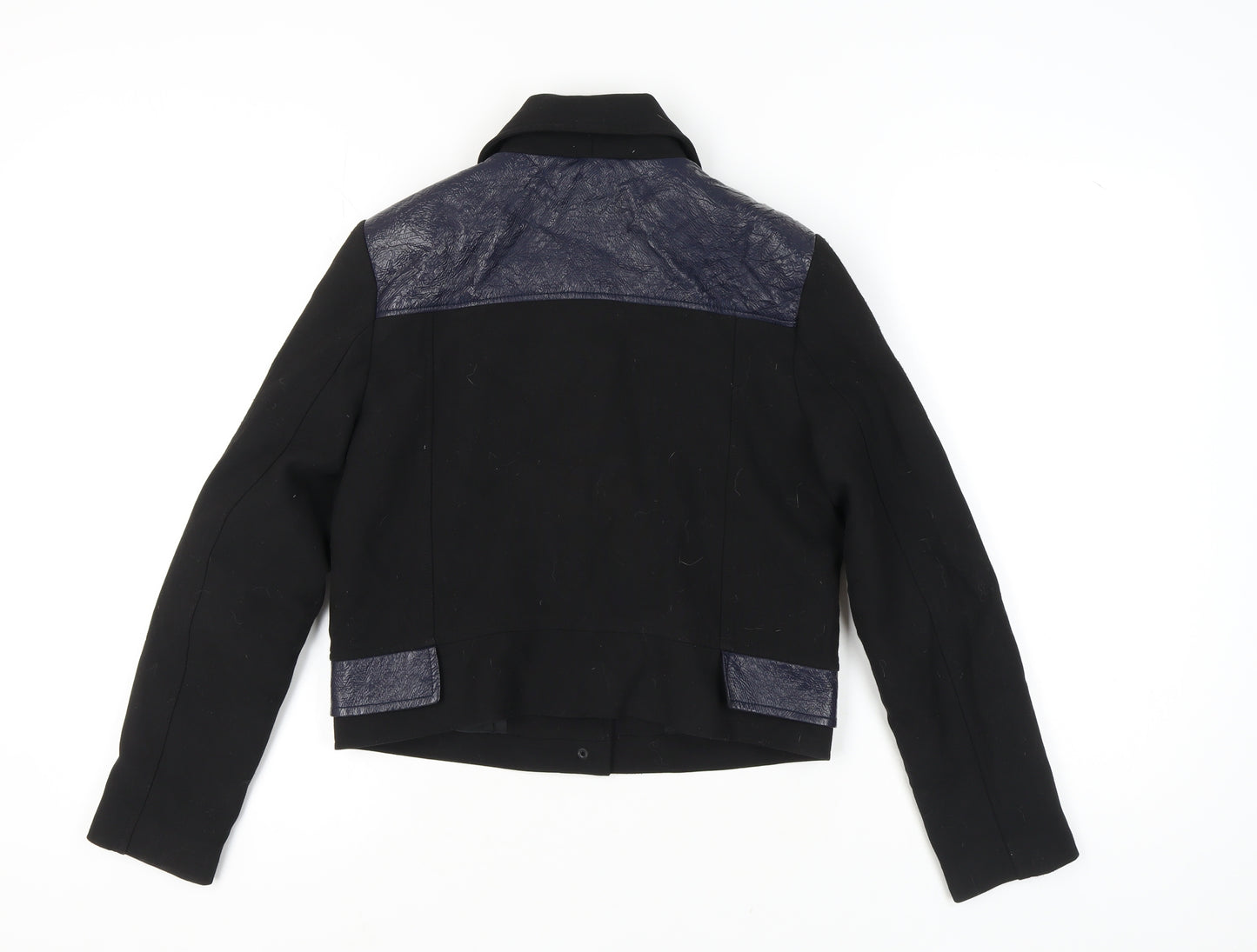 Topshop Women’s Black Biker Jacket Size 10
