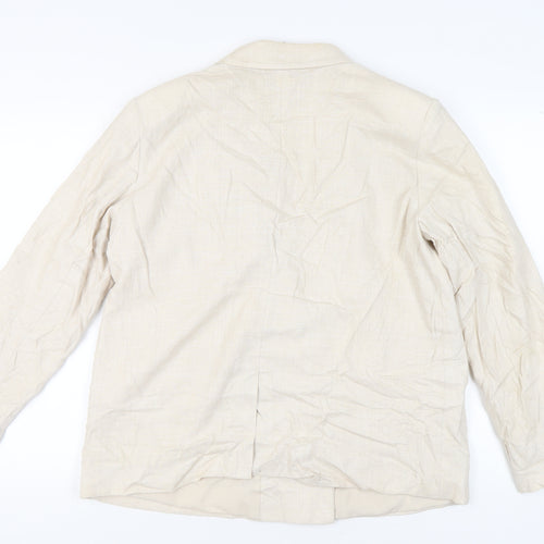 Vero Moda Women's Beige Blazer Size 18 Double-Breasted