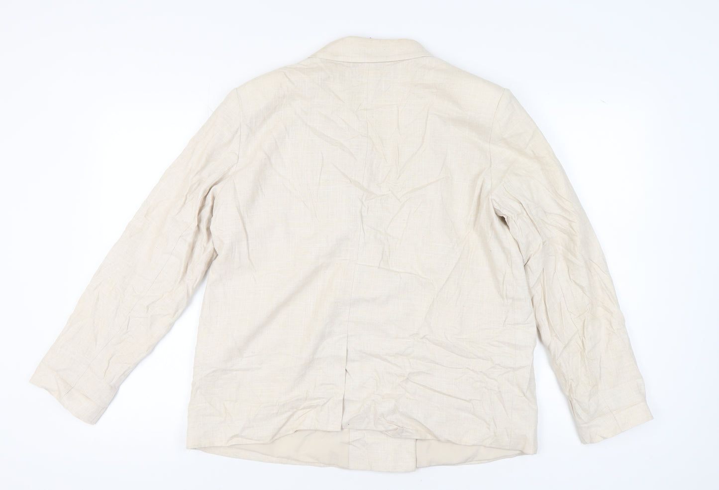 Vero Moda Women's Beige Blazer Size 18 Double-Breasted