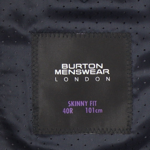 Burton Grey Blazer Slim Fit Unisex Adults Size 12