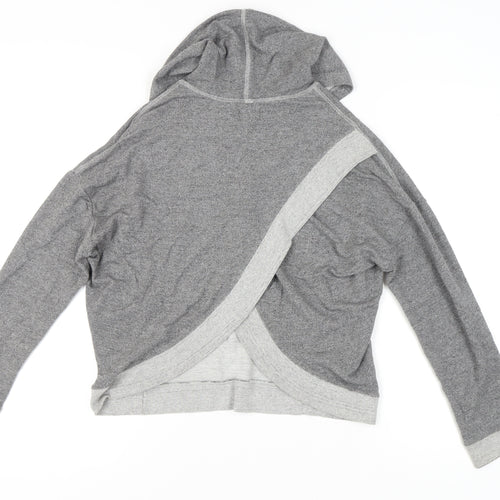 Sundry Women's Grey Pullover Hoodie Size 12 - Good Vibes
