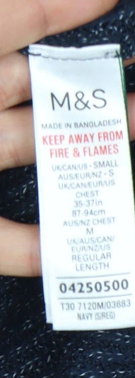 Marks & Spencer Men's Navy S Pullover Jumper