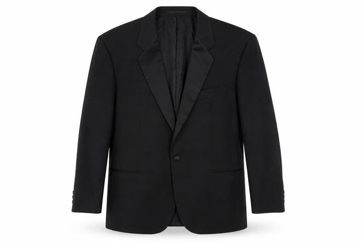 St Michael Men's Black Blazer M Classic Formal Jacket