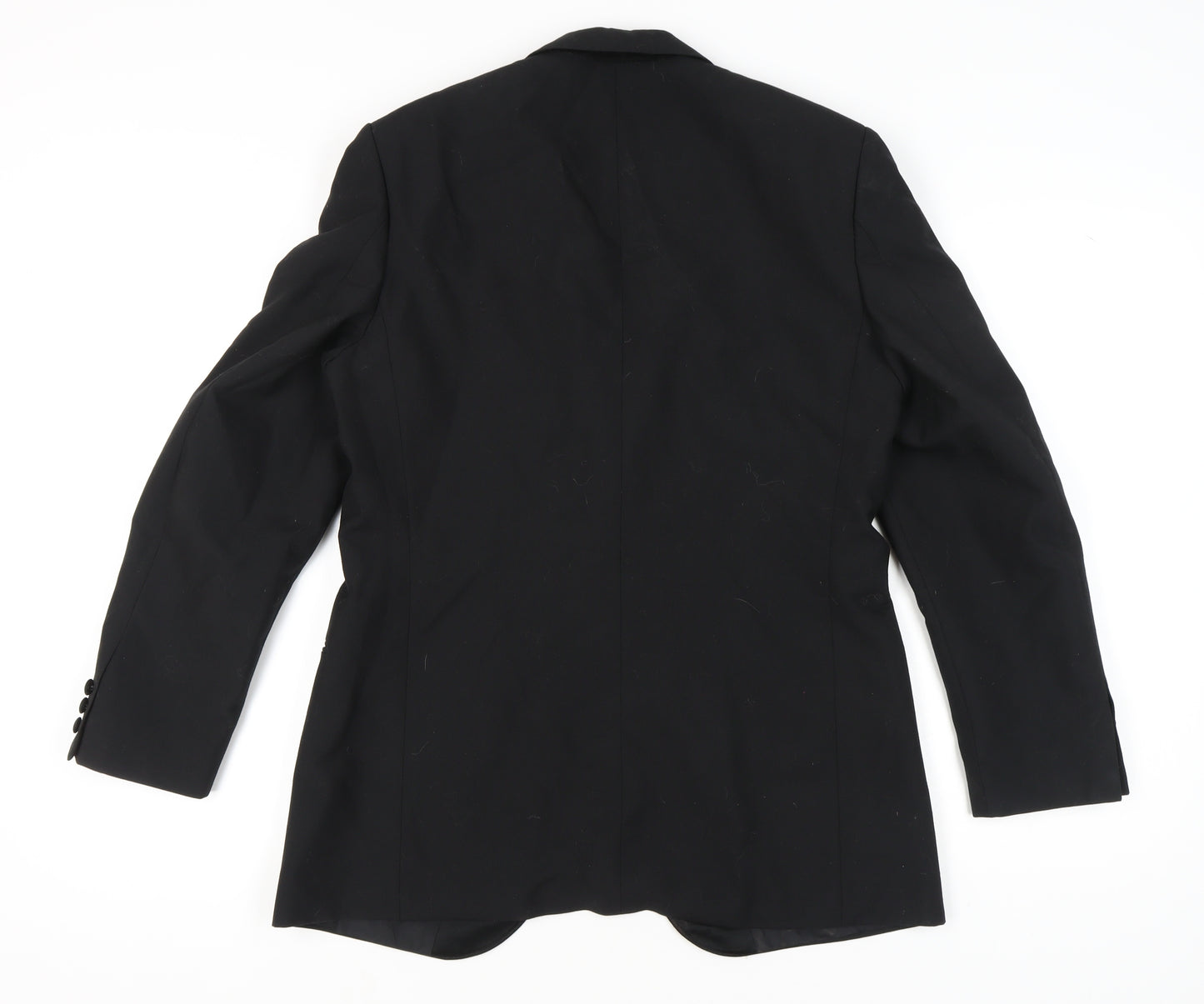 St Michael Men's Black Blazer M Classic Formal Jacket