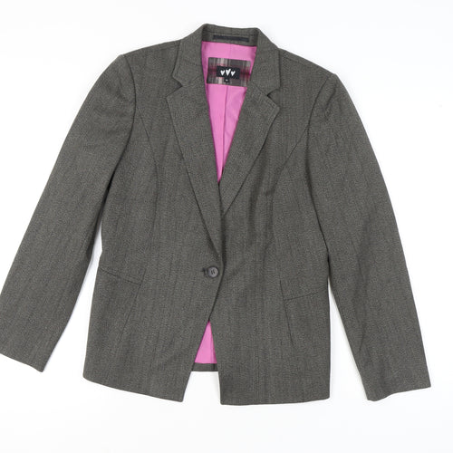 Marks and Spencer Women's Grey Blazer Size 14
