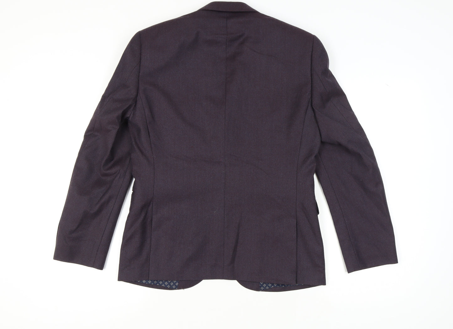 Next Purple Wool Blazer Men’s 40S