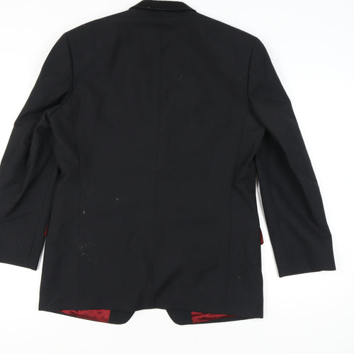 Fellini Men's Black Tuxedo Jacket Shawl Lapel 40R