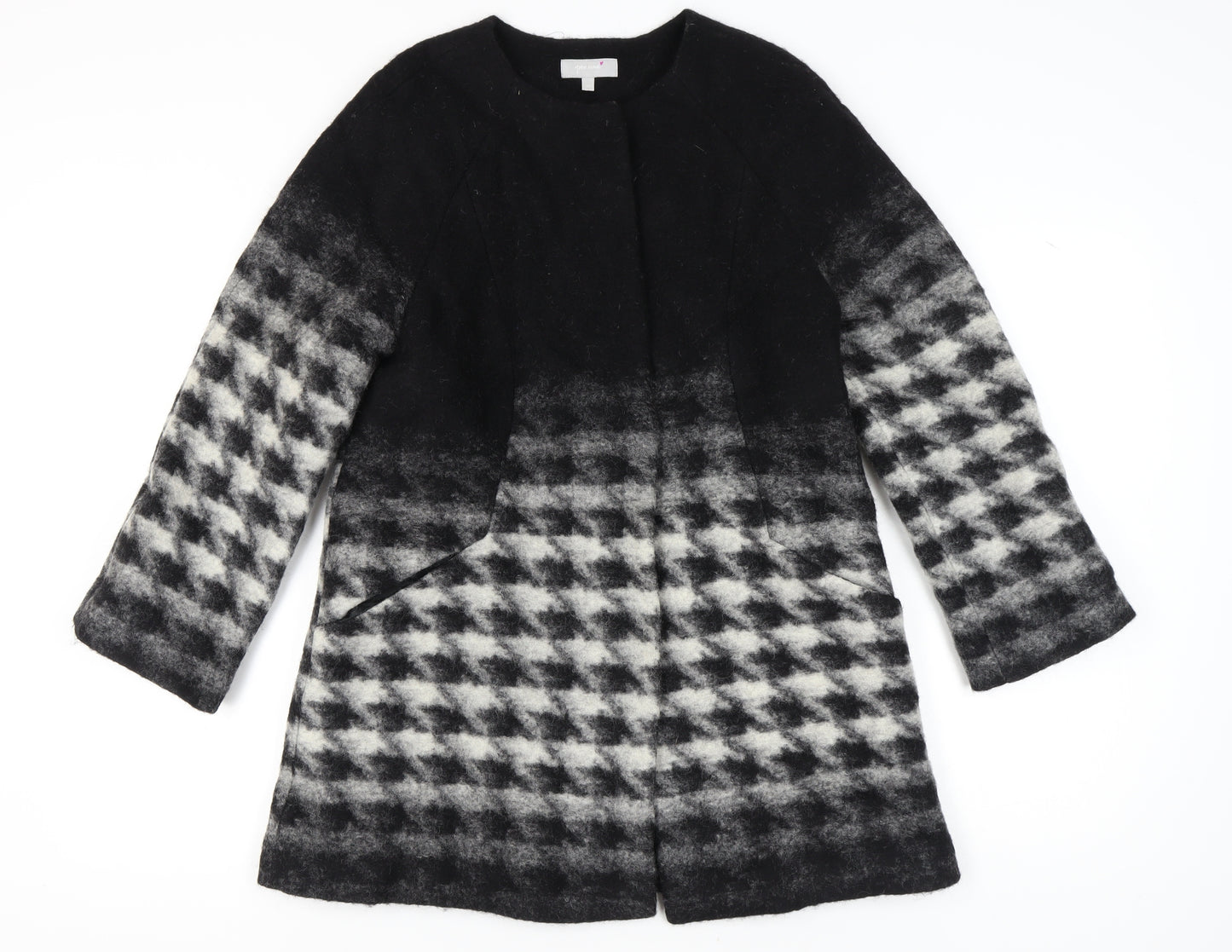 Marks and Spencer Women's Black Size 10 Mid-Length Coat