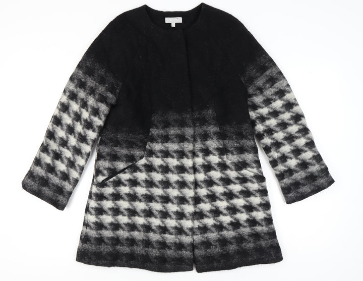 Marks and Spencer Women's Black Size 10 Mid-Length Coat