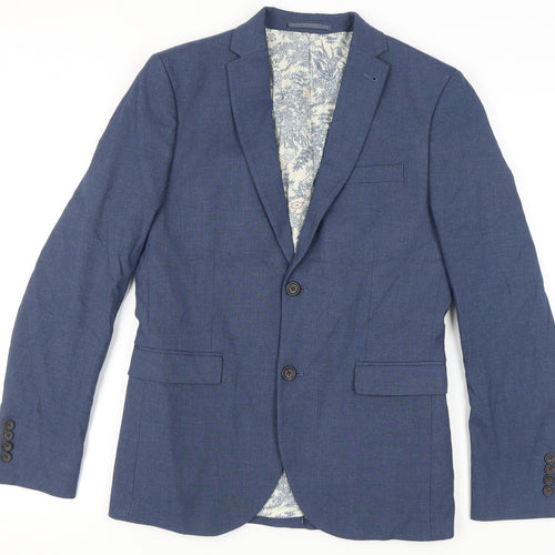 Next Men's Blue Blazer Jacket, 38R, Formal Wear