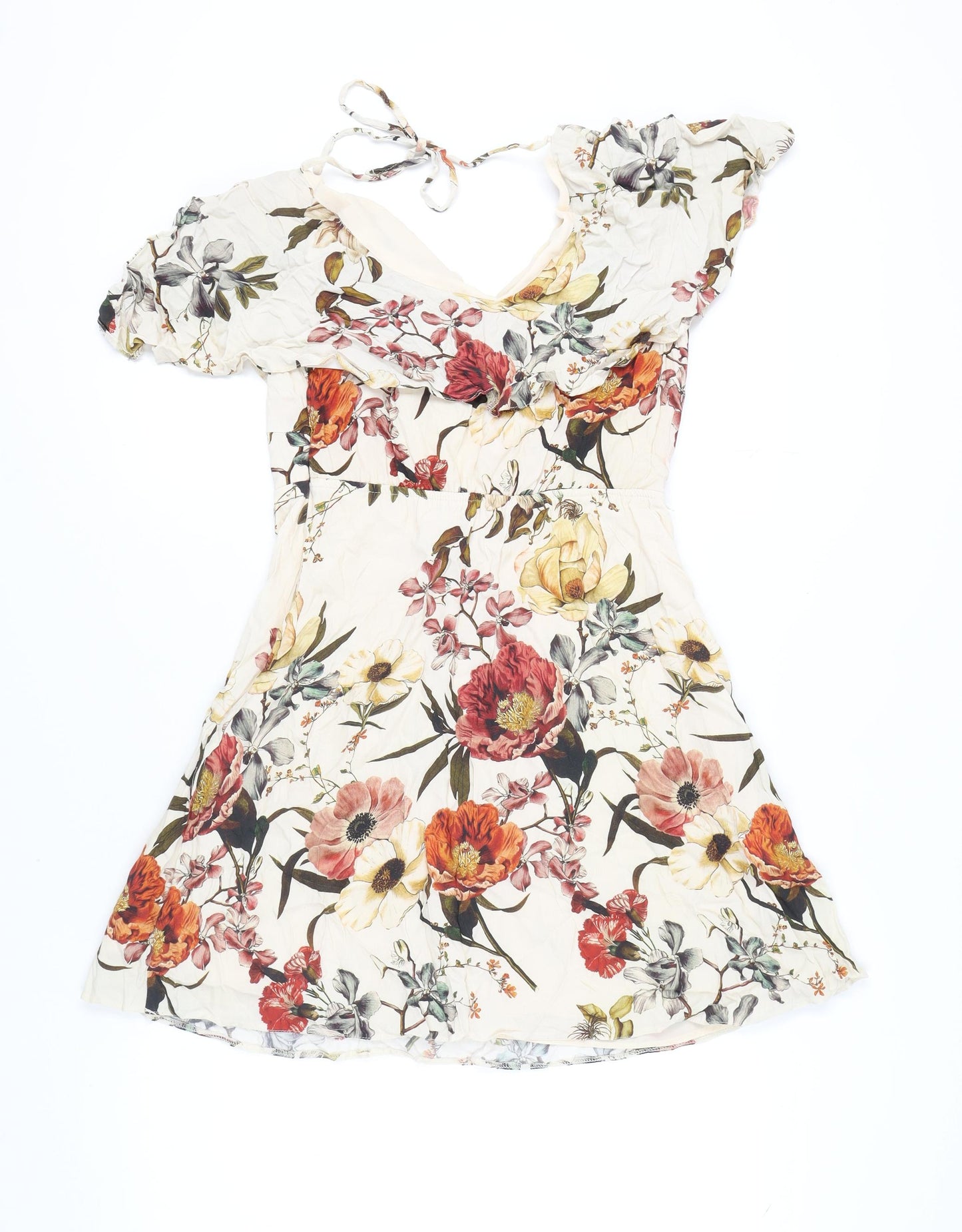 River Island Women’s Floral A-Line Dress, Size 12