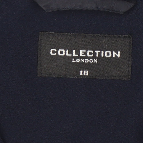 Collection London Women's Blue Regular Suit Jacket