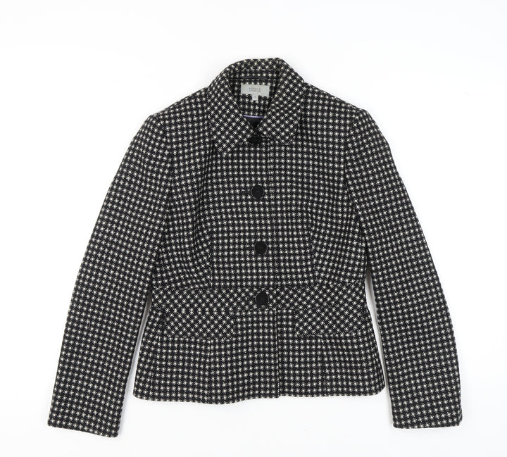 Marks and Spencer Women's Black Wool Blazer, Size 12