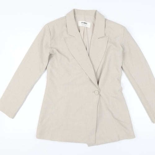 4th & Reckless Women's Beige Tailored Blazer UK 8