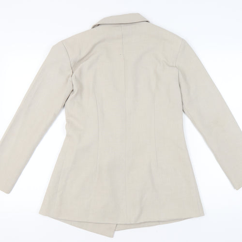 4th & Reckless Women's Beige Tailored Blazer UK 8