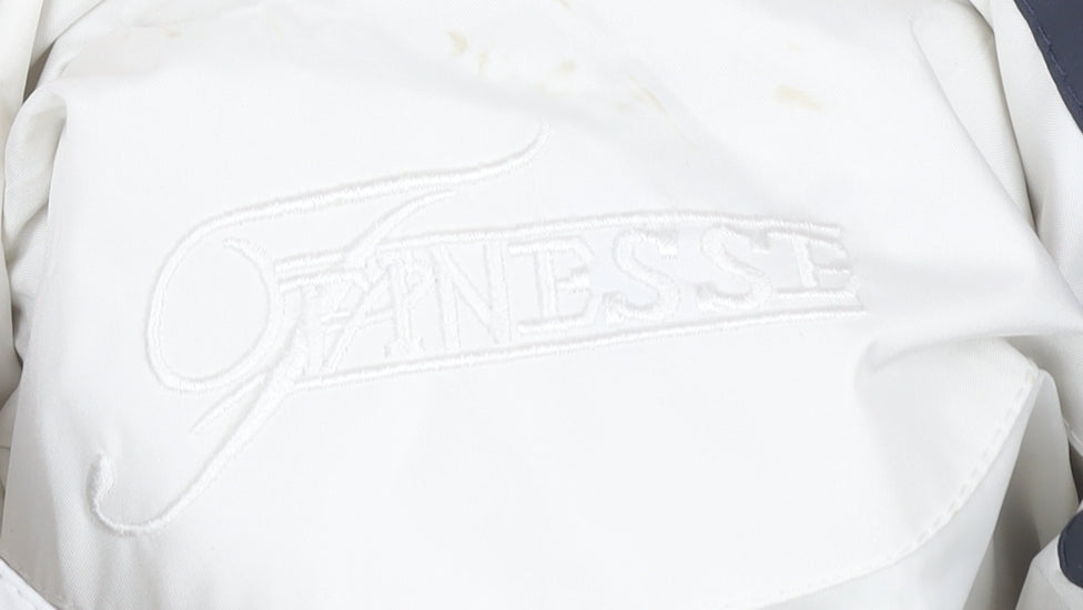 Finesse Women's White Parka Jacket, Size 16, Hooded