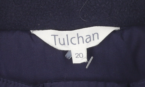 Tulchan Women's Blue Mid-Length Jacket Size 20