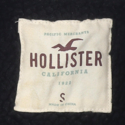 Hollister Men's Grey Jacket, S, Stand-Up Collar, Casual