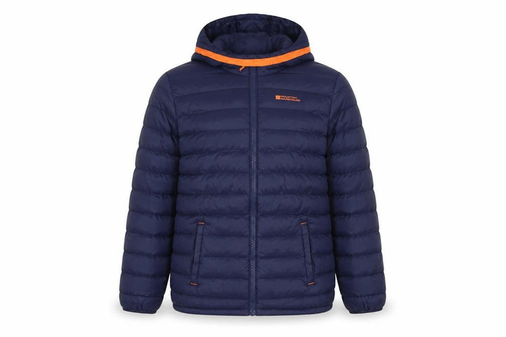 Mountain Warehouse Boys Blue Puffer Jacket 13 Yrs with Hood