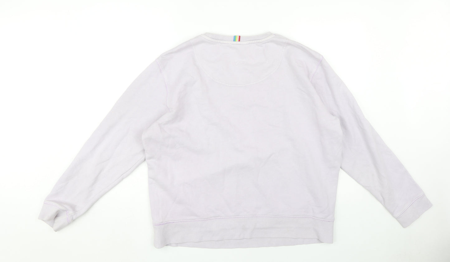 Joules Women's Ivory Cotton Sweatshirt Size 14
