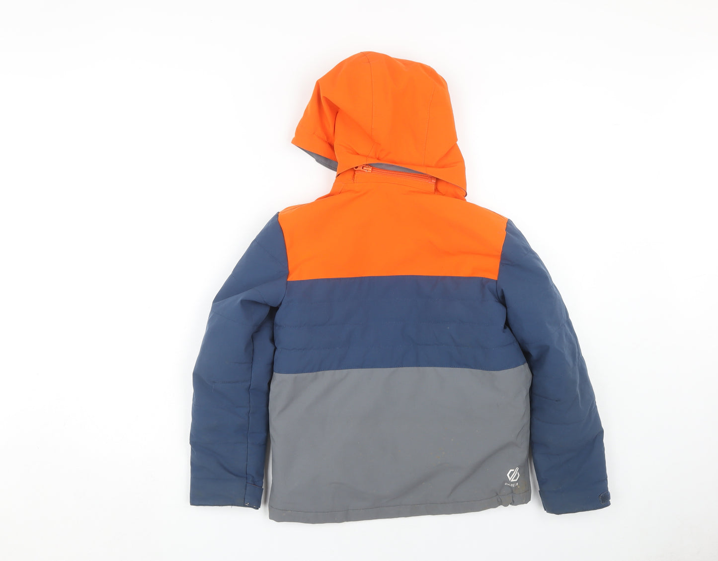 Dare2B Boys Puffer Jacket 7-8 Years Colourblock Hooded